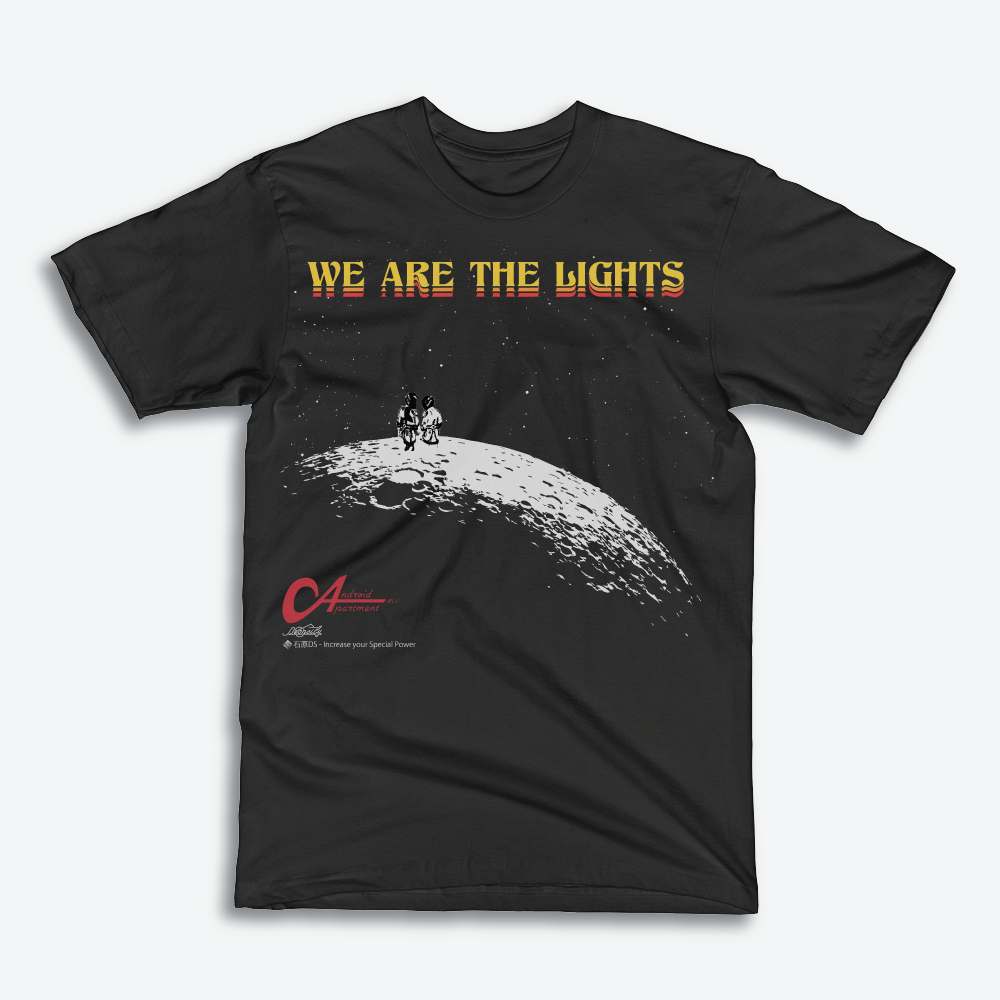 Limited Edition : 石原 x Neoncity Records - Android Apartment "We Are The Lights" Tee